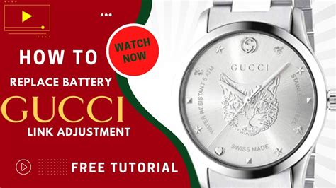 how to open 3000m gucci watch battery|battery for gucci watch.